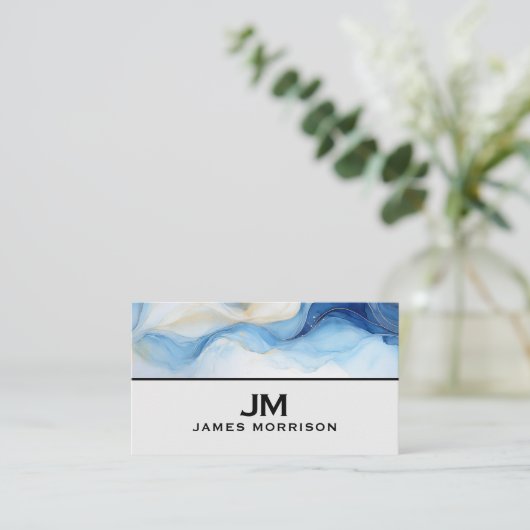 Modern Professional Minimalist Executive Generic B 名刺 (スタンド正面)