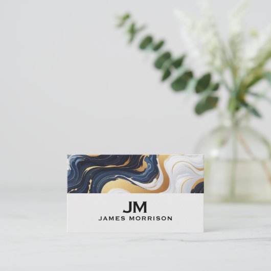 Modern Professional Minimalist Executive Generic B 名刺 (スタンド正面)