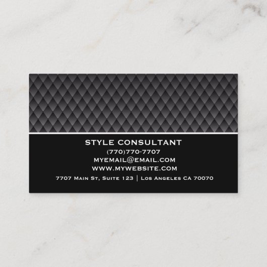 Modern Professional Minimalist Executive Generic B 名刺 (裏面)