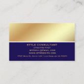 Modern Professional Minimalist Executive Generic B 名刺 (裏面)