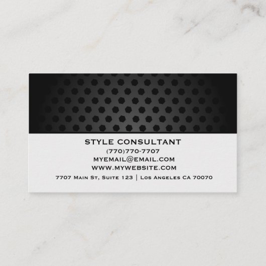 Modern Professional Minimalist Executive Generic B 名刺 (裏面)