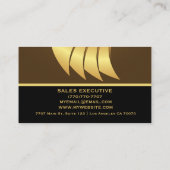 Modern Professional Minimalist Executive Generic B 名刺 (裏面)