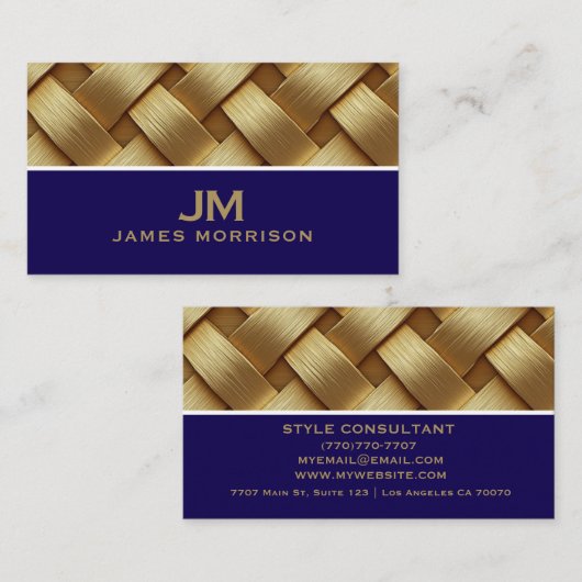 Modern Professional Minimalist Executive Generic B 名刺 (正面/裏面)