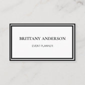 Modern Professional Minimalist Luxury 名刺 (正面)