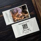 Modern Professional Minimalist Monogrammed Logo 名刺