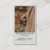 Modern Professional Minimalist Monogrammed Logo 名刺 (正面)