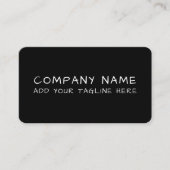 Modern Professional Minimalist Sleek Business Card 名刺 (正面)