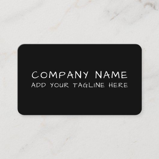 Modern Professional Minimalist Sleek Business Card 名刺 (正面)