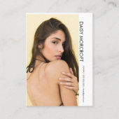 Modern Professional Model Actor Photo comp Card 名刺 (正面)