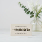 Modern professional notary public Business Card 名刺 (スタンド正面)