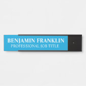 Modern Professional Office Door Sign サインプレート (正面)