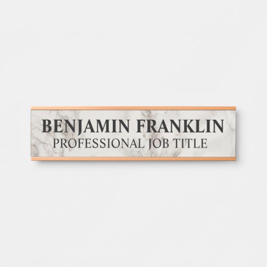 Modern Professional Office Door Sign サインプレート (正面)