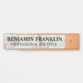 Modern Professional Office Door Sign サインプレート (正面)