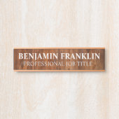 Modern Professional Office Door Sign サインプレート (正面)