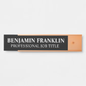 Modern Professional Office Door Sign サインプレート (正面)