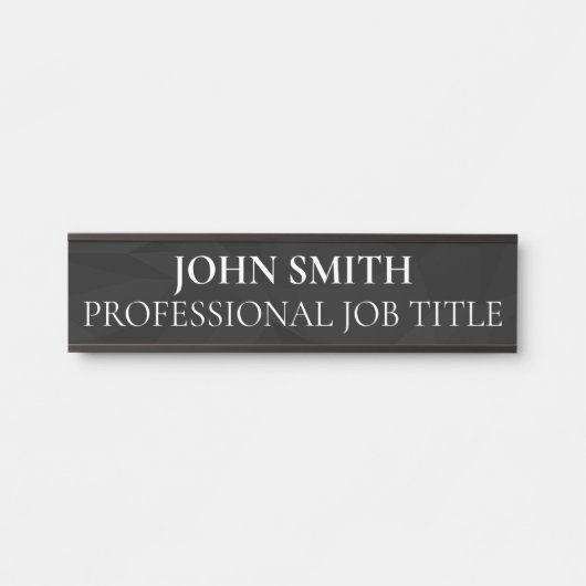 Modern Professional Office Door Sign サインプレート (正面)