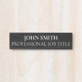 Modern Professional Office Door Sign サインプレート (正面)