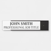 Modern Professional Office Door Sign サインプレート (正面)