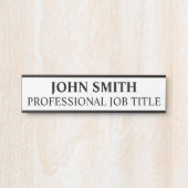 Modern Professional Office Door Sign サインプレート (正面)