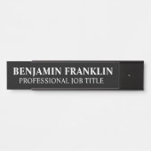 Modern Professional Office Door Sign サインプレート (正面)