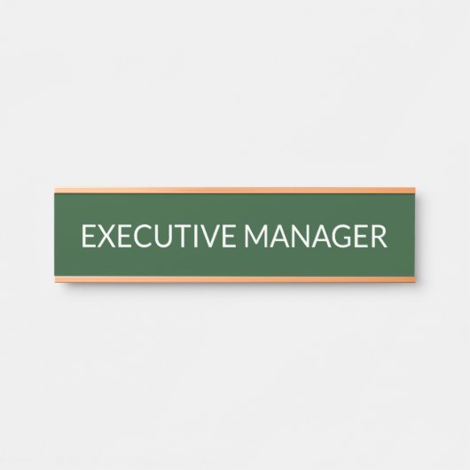 Modern Professional Office Door Sign サインプレート (正面)