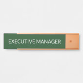Modern Professional Office Door Sign サインプレート (正面)