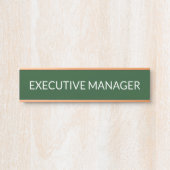 Modern Professional Office Door Sign サインプレート (正面)