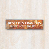 Modern Professional Office Door Sign サインプレート (正面)