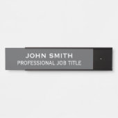 Modern Professional Office Door Sign サインプレート (正面)