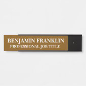 Modern Professional Office Door Sign サインプレート (正面)