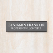 Modern Professional Office Door Sign サインプレート (正面)