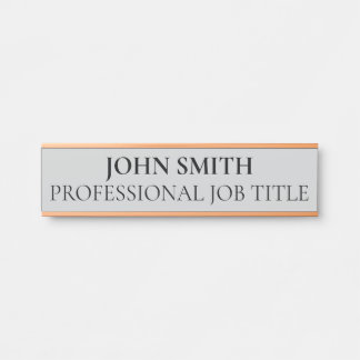 Modern Professional Office Door Sign サインプレート