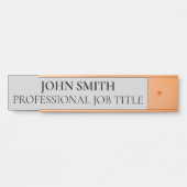 Modern Professional Office Door Sign サインプレート (正面)