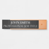 Modern Professional Office Door Sign サインプレート (正面)