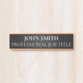 Modern Professional Office Door Sign サインプレート (正面)