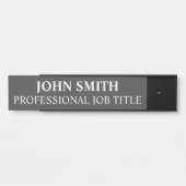 Modern Professional Office Door Sign サインプレート (正面)