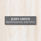 Modern Professional Office Door Sign サインプレート (正面)