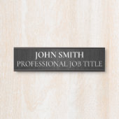 Modern Professional Office Door Sign サインプレート (正面)