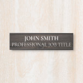 Modern Professional Office Door Sign サインプレート (正面)