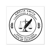 Modern Professional Office Notary Public セルフインキングスタンプ (デザイン)