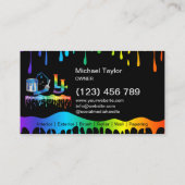 Modern Professional Painting Service Decoration 名刺 (裏面)