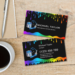 Modern Professional Painting Service Decoration 名刺