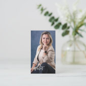 Modern Professional Photo | Minimalist Arch QR Cod 名刺 (スタンド正面)