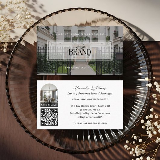 Modern Professional Photo Rental Property Logo 名刺