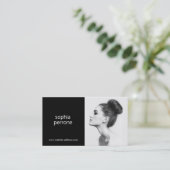 Modern Professional  Photographer Photo Card 名刺 (スタンド正面)