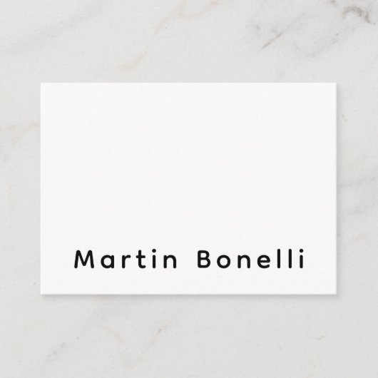 Modern Professional PlainCustom Own Name エンクロージャーカード (正面)