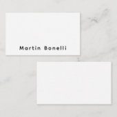 Modern Professional PlainCustom Own Name エンクロージャーカード (正面/裏面)