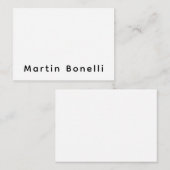 Modern Professional PlainCustom Own Name ノートカード (正面/裏面)