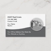 Modern Professional Realtor Business Cards 名刺 (正面)
