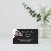 Modern Professional Semi Truck Transport 名刺 (スタンド正面)